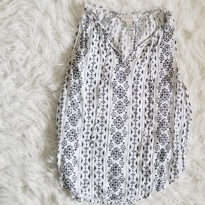 LOFT floral print top